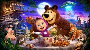 Маша и медведь, игры для детей.