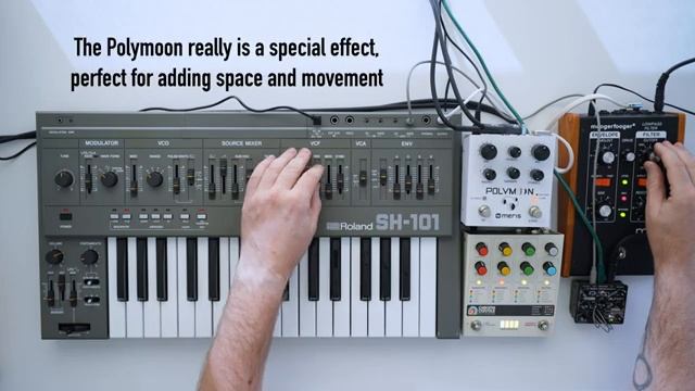 Roland SH-101 - Classic Synth Sound With Chroma Console, Bastl Kastle ARP, Moogerfooger, Polymoon