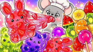 ASMR сказка: пробуем хрустящий танхулу и весёлых мармеладных зверят — вкусное приключение!