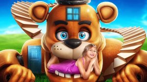 Мы построили домик для Фредди Фазбер! Пять ночей с Фредди в реальной жизни!