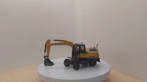 Масштабная модель колёсного экскаватора XCMG XE150WD в масштабе 1:50, производитель модели «Yagao»