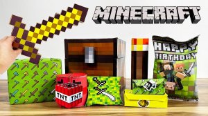 ГИГАНТСКИЙ LEGO-СУНДУК И ЗОЛОТОЙ МЕЧ! MINECRAFT В РЕАЛЬНОЙ ЖИЗНИ 🔥🧱