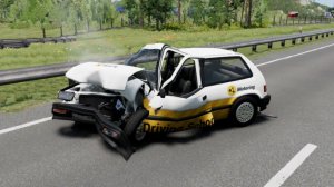 BeamNG Drive - Поездка с аварией #2