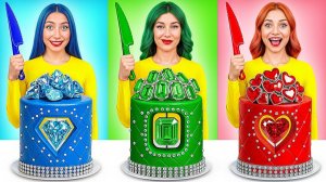 Девушка изумруда, рубина и бриллианта #Конкурс по украшению тортов
