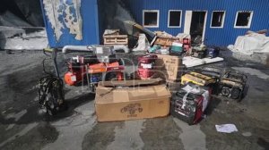 Последствия атаки украинским БПЛА торгового центра в ДНР