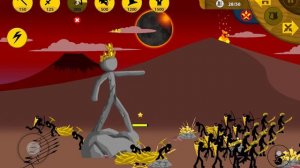 Stick War Legacy, классика, кампания, «Приграничные кормители пламени» (insane, без баффов)
