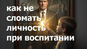 Воспитание детей: как не сломать личность и вырастить свободного человека