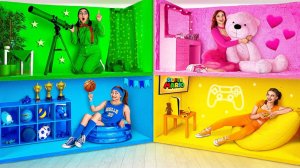 Секретные Домики под Кроватью # Четыре Цвета Челлендж