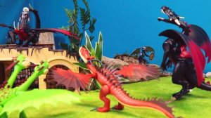 Видео детям 🐉 Игры в драконов с детскими игрушками