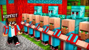 ТЕПЕРЬ ВСЯ ДЕРЕВНЯ ЖИВЁТ ПО МОИМ ПРАВИЛАМ В МАЙНКРАФТ  Компот Minecraft