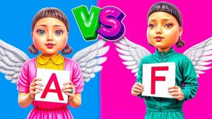 Кукла из Игры в Кальмара Против Барби в Школе! Хороший VS Плохой Учитель!