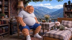 Мурзабек и Василий собирают мебель на летней кухне