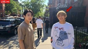😱О боже! Тэхён и Чонгук из BTS замечены на Ньюбери-стрит [Полное видео]🔴