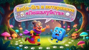 👵💬✨ Баба-Яга и потерянное «Пожалуйста» — добрая аудиосказка для малышей о вежливости 🐾💖