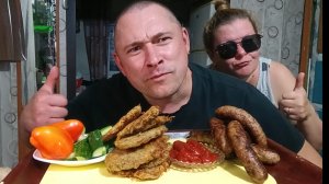 мукбанг/обжорыч/еда на камеру/жареные Купалы на костре/