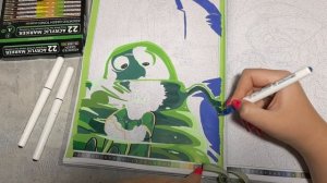 Новый хобби влог и обзор новой раскраски🖍️