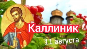 С днём святого великомученика Каллиника. Калинин день. Шикарная музыкальная открытка.
