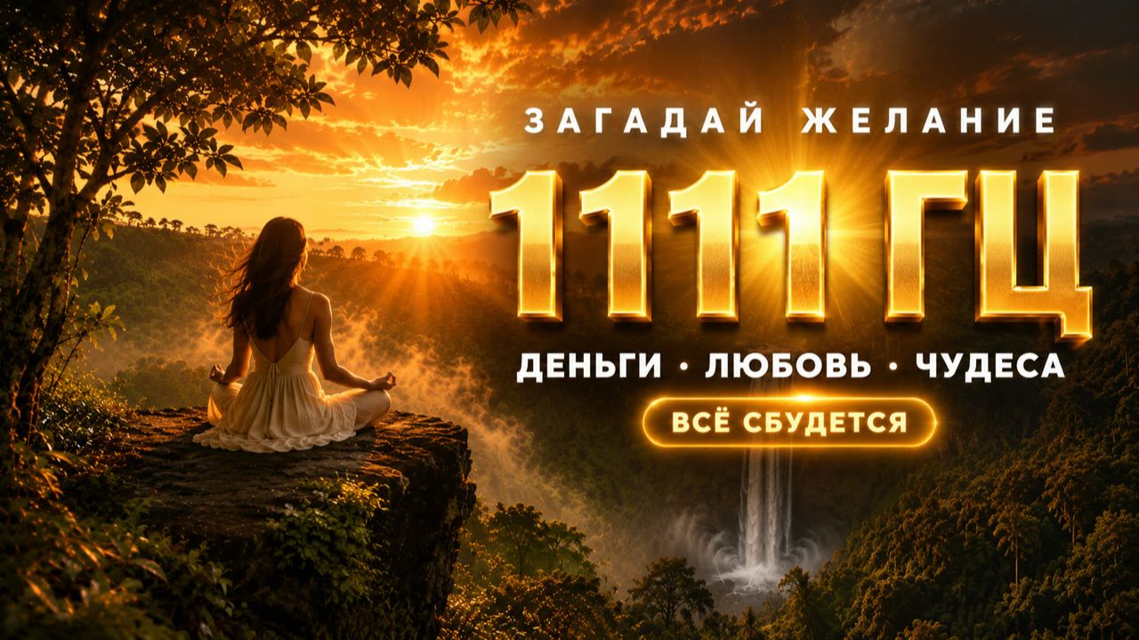 Активируй Портал 11:11 — Привлеки Деньги, Любовь и Чудеса • 1111 Гц Частота Ангелов ✓ Работает 💯