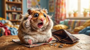 Хомяк в делах🐹😱