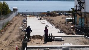 В Саратове новый спуск к Волге у Триумфальной арки почти готов