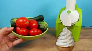Что если сделать мороженое из огурцов и помидоров Какое оно на вкус