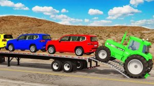 Бортовой грузовик Mcqueen Перевозка на грузовике — выбоина против автомобиля