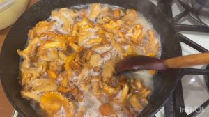 КАРТОШКА С ЛИСИЧКАМИ В СМЕТАНЕ  на ужин 👍/ПОБАЛОВАЛА НОЖКИ 💕/ жизнь здесь и сейчас ✅❤️