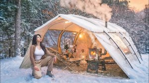 Новый год в снежных горах: роскошная ночь в палатке