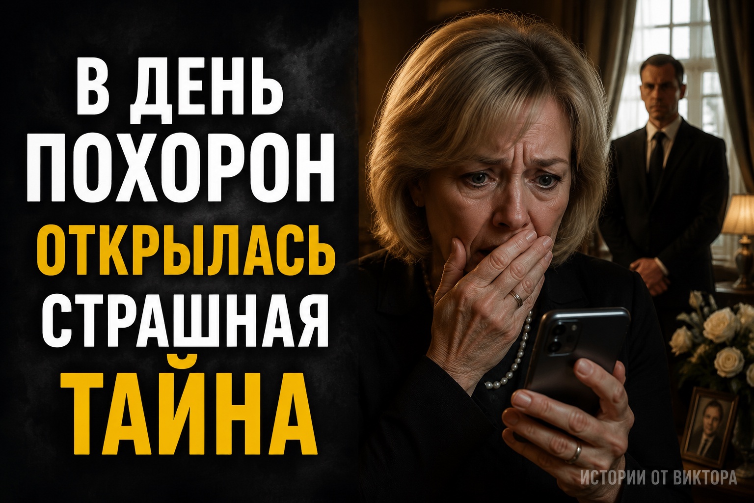 В день похорон мужа мне позвонила незнакомка