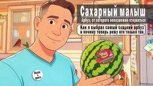 Сахарный малыш — арбуз, от которого невозможно оторваться