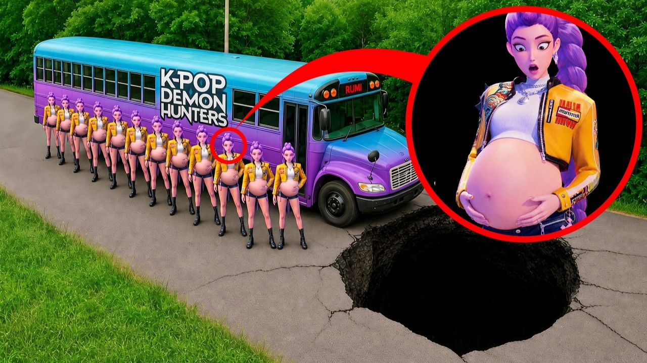 СЕРЬЁЗНО? Я НАШЕЛ АВТОБУС БЕРЕМЕННЫХ K-POP DEMON HUNTERS в Реальной Жизни!
