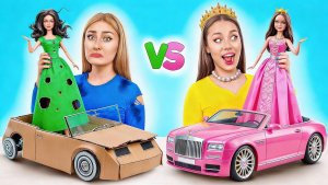 Строим Удивительный Кукольный Домик Дорогой vs Дешевый Челлендж _ Смешные Челленджи