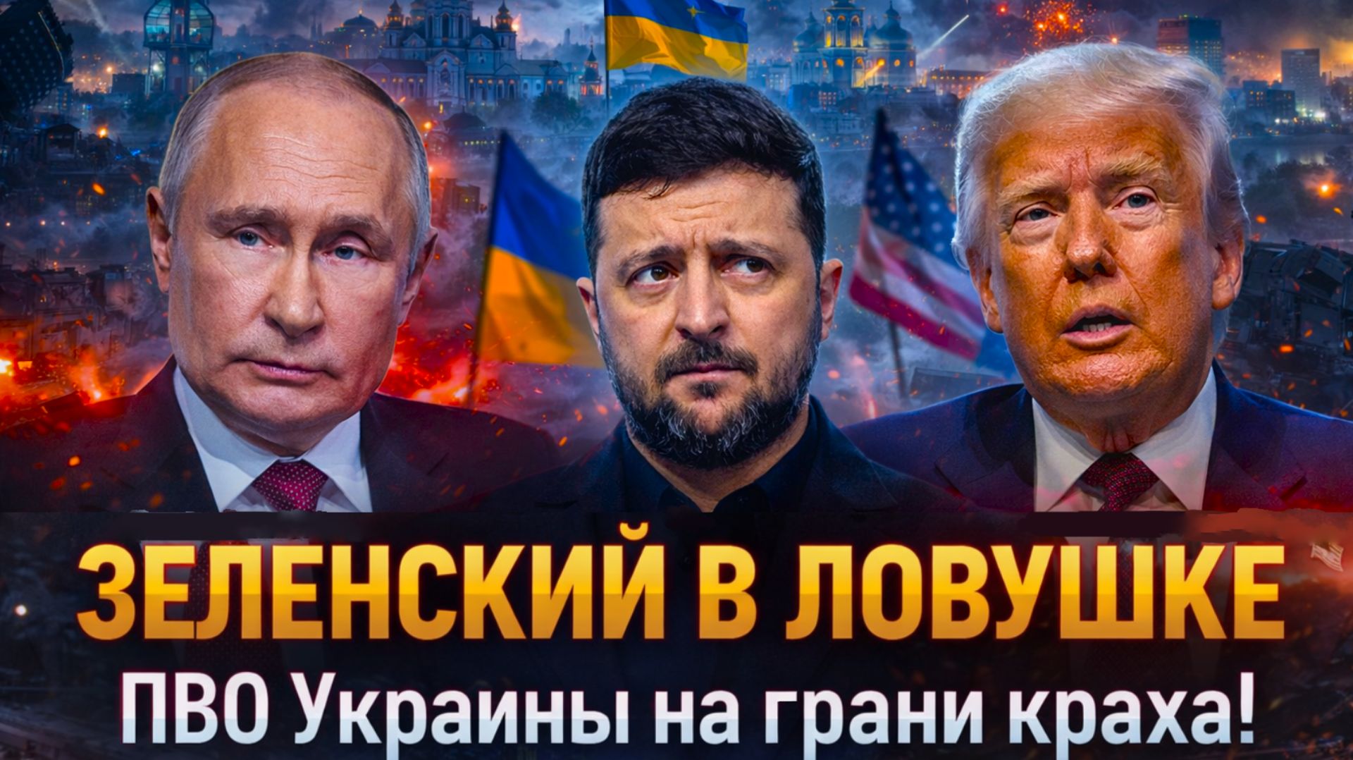 "РОССИЯ дожимает УКРАИНУ? ПВО КИЕВА фактически истощено! ЗЕЛЕНСКИЙ остался один на один с ударами!"