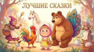 Сказки на ночь. Большой сборник для самых маленьких.Маша и Медведь, Федорино горе, Сивка-Бурка и др.