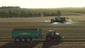 FS25 Карта Подильський край #07. Уборка рапса. Claas Lexion 8700/8800, FENDT 939, Scania 420, MB