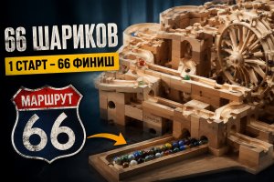 Шариковая трасса cuboro «Route 66»