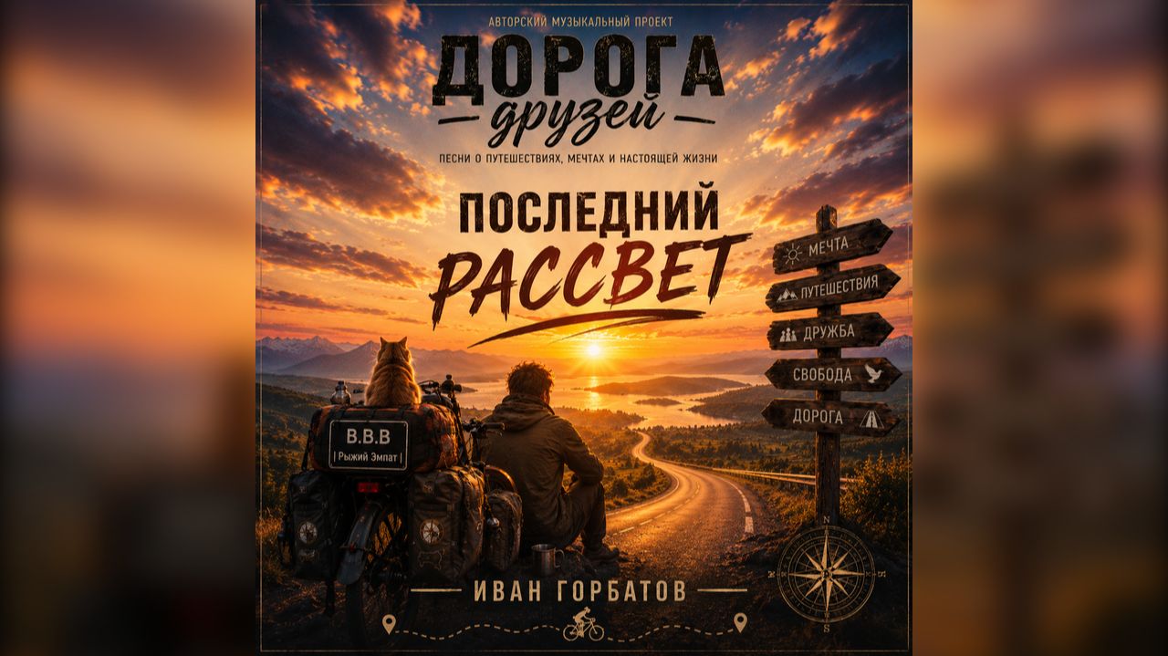 Последний рассвет | Финальная авторская песня альбома «Дорога друзей»