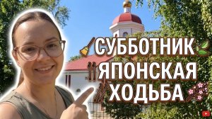 Мой первый раз: попробовала японскую ходьбу для похудения + субботник Мой день 08-08-2026