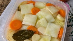 МАРИНОВАННАЯ КАПУСТА/ЧЕСНОЧНАЯ КАПУСТА
