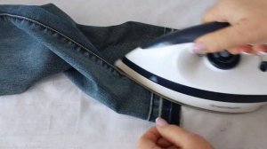 Джинсы будто подстрелены по низу В подгибке спрятаны 2 см — покажу, как их вернуть