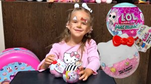 Распаковка куколки LOL из коллекции Hello Kitty)