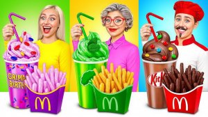 Кулинарный Челлендж_ Я против Бабушки _ Готовим Гримас Шейк