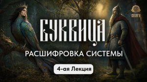 Буквица — живая матрица Бытия, а не просто алфавит | Лекция 4