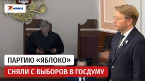 Верховный суд снял «Яблоко» с выборов в Госдуму