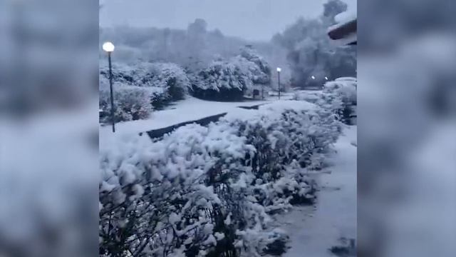 Снегопад обрушился на высокогорные районы ЮАР