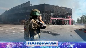 ⚡️ Удар с неба по Макеевке! От торгового центра остались только каркасы
