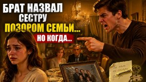 Истории из жизни | БРАТ НАЗВАЛ СЕСТРУ ПОЗОРОМ СЕМЬИ... НО когда | Жизненные истории