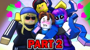 🤫УДАРЯЮ СЧАСТЛИВЫЕ БЛОКИ, НО ТАМ ТОЛЬКО ДЕВУШКИ??? (Часть 2) Роблокс Анимация
