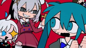 アクマバライ feat. 雨衣, Gemini, ミク / “Exorcist” ft. Ui, Gemini, Miku →
 Something's off with my Vocaloid