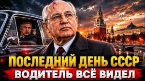 ПОСЛЕДНИЙ ВОДИТЕЛЬ ГОРБАЧЁВА: ЧТО ОН УВИДЕЛ ПЕРЕД ГИБЕЛЬЮ СССР
